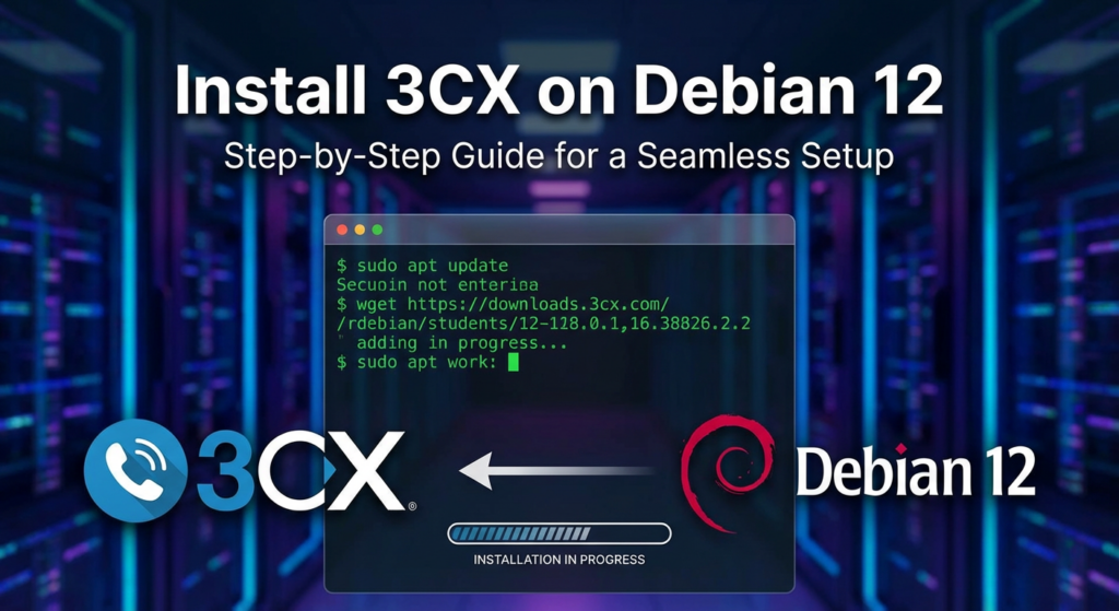 How to install 3CX on Debian 12